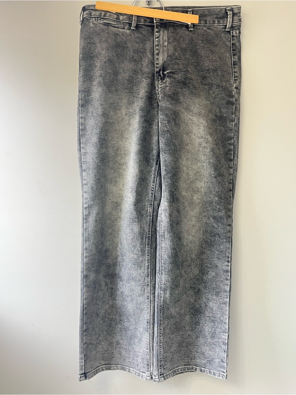Alison Sheri Jeans Gray Denim Stretch Pants - Women's Size Large (L/G)